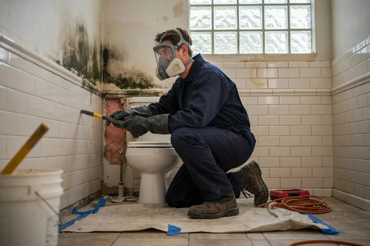 Bathroom mold removal in Lafayette, LA